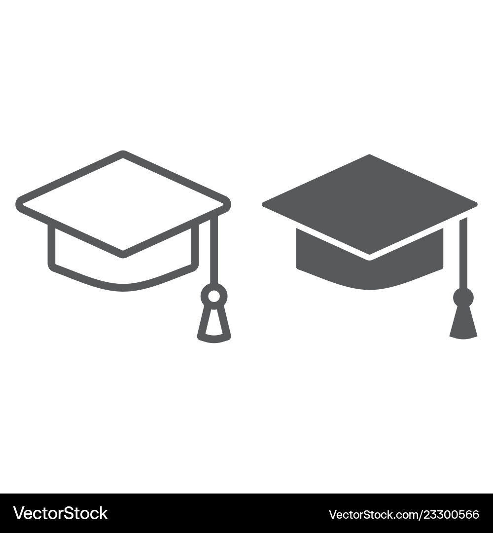 Graduation Cap Icon - School & Education Vector Image