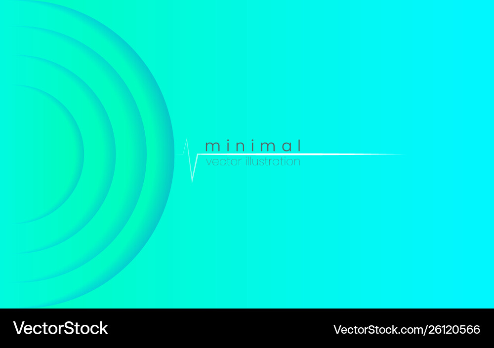 Minimal background soft turquoise layers smooth Minimal background soft turquoise layers smooth vector image