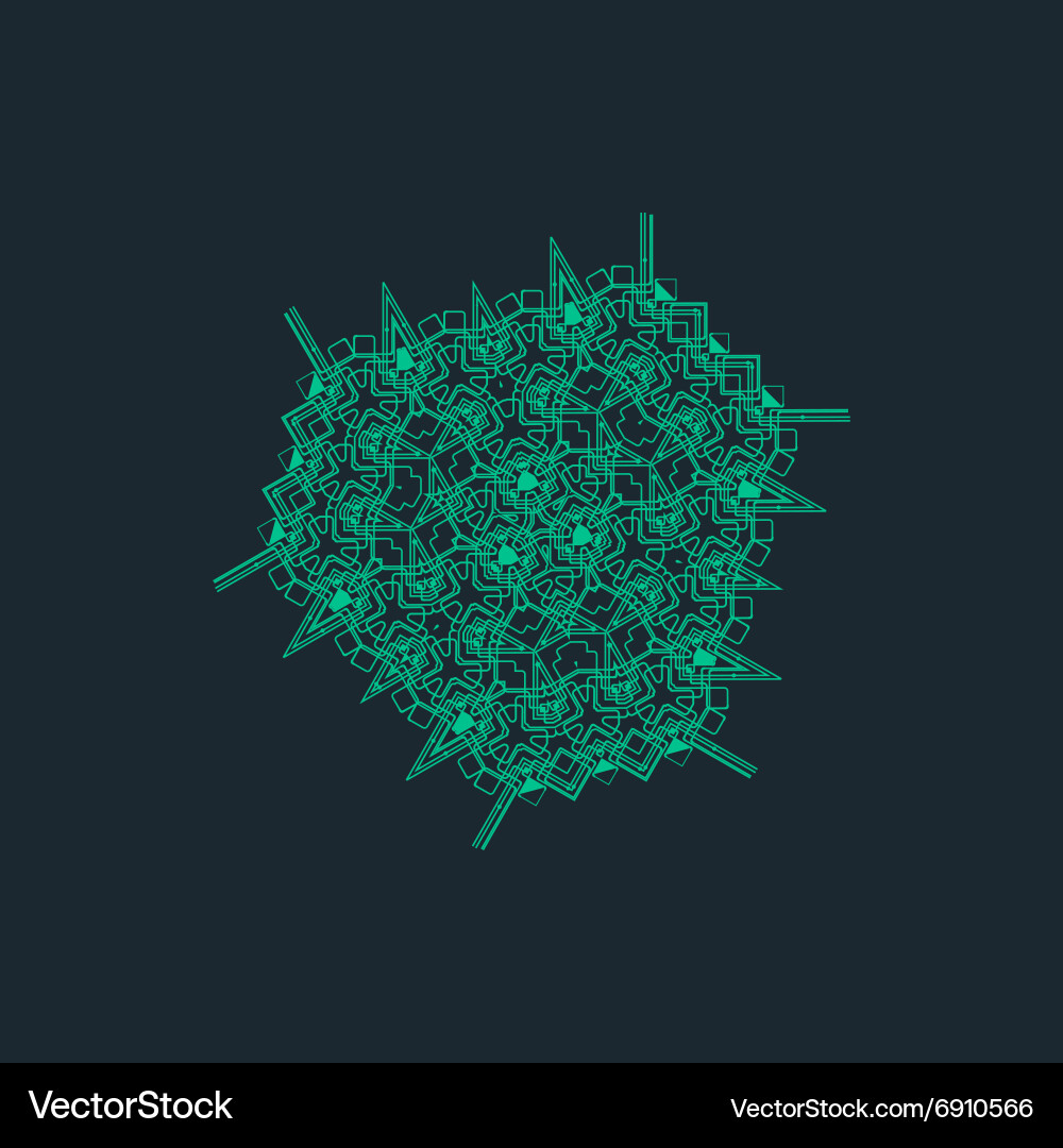 Ornamental background with pattern style Vector Image