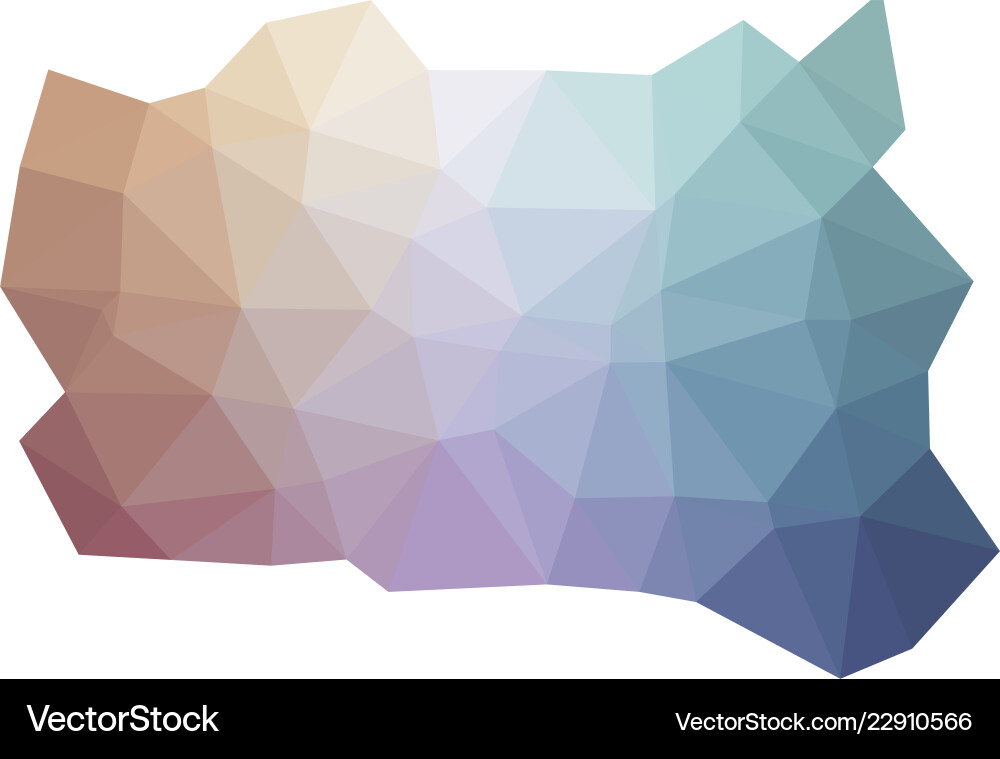 Triangular Mosaic Low Poly Abstract vector image