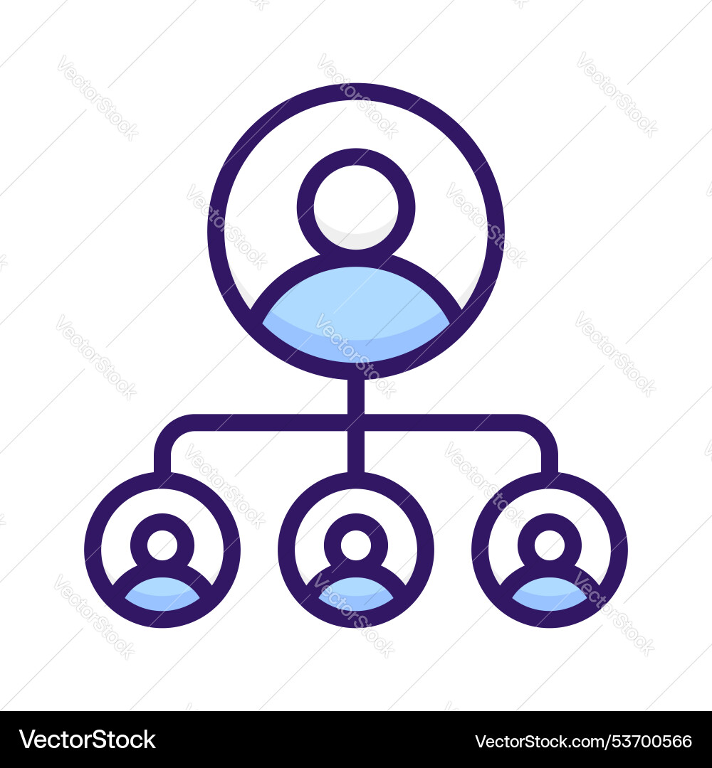 User network vector image
