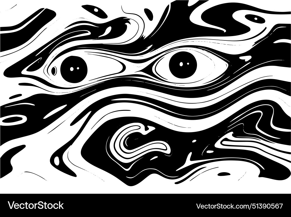 Abstract wavy seamless pattern trendy Royalty Free Vector