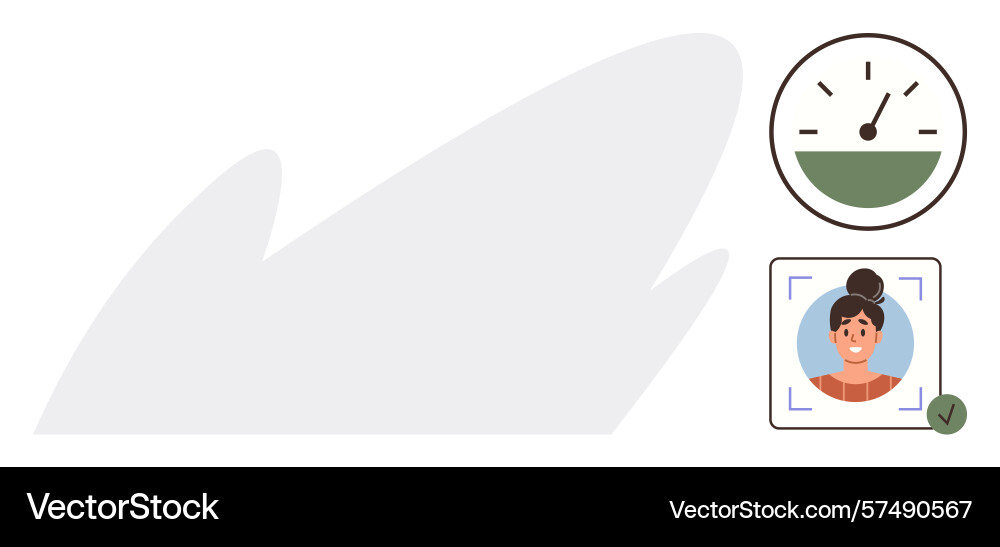 Profile verification success and progress tracker Profile verification success and progress tracker vector image