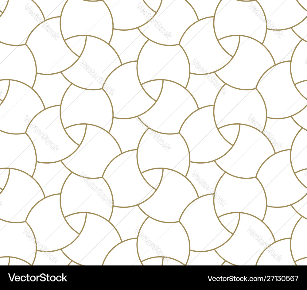 Seamless pattern with abstract geometric line vector image