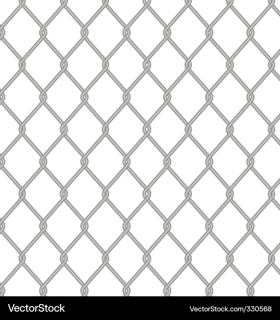 Chain Link Fence Pattern vector image