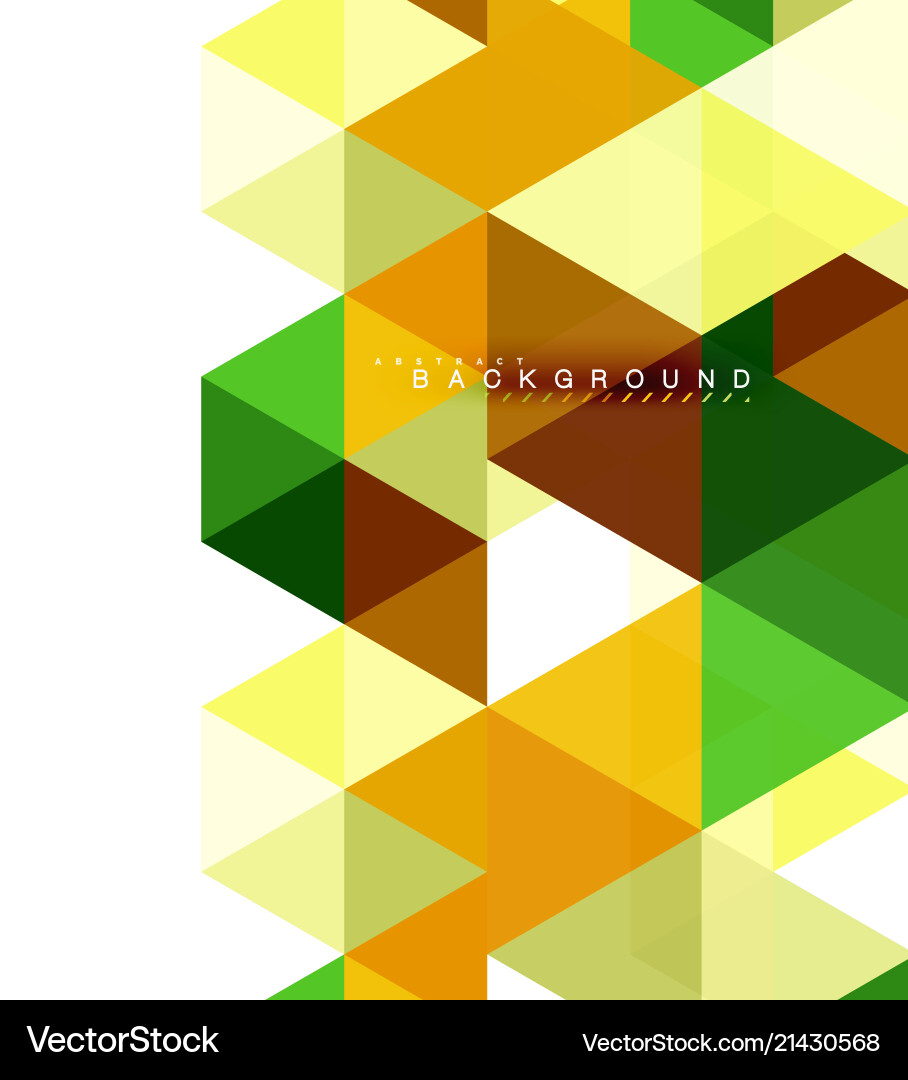 Multicolored triangles abstract background mosaic Multicolored triangles abstract background mosaic Vector Image