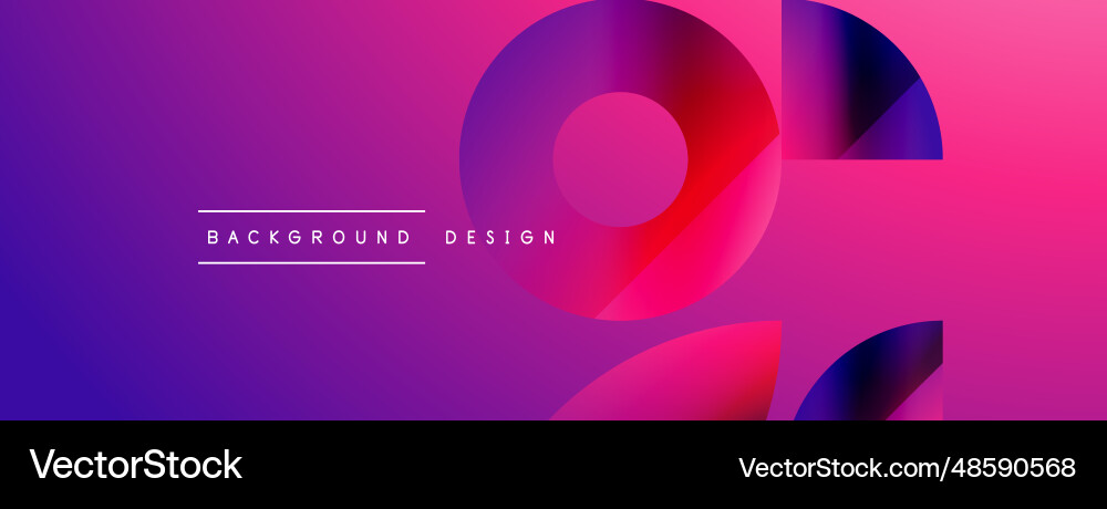 Simple geometric forms - dynamic Simple geometric forms - dynamic Vector Image