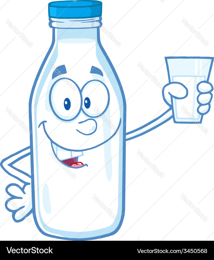 Wasserflasche Cartoon vektorbild