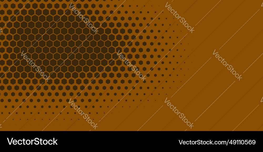 Geometric abstract hexagon two color background vector image