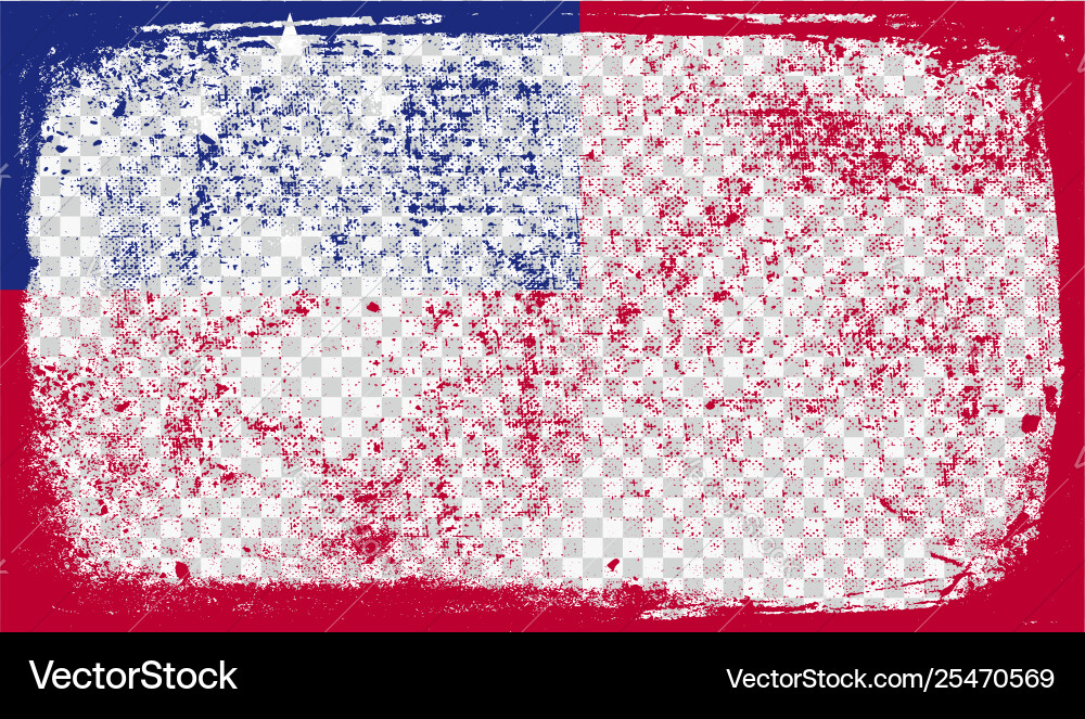 Grounge-styled flag Grounge-styled flag vector image