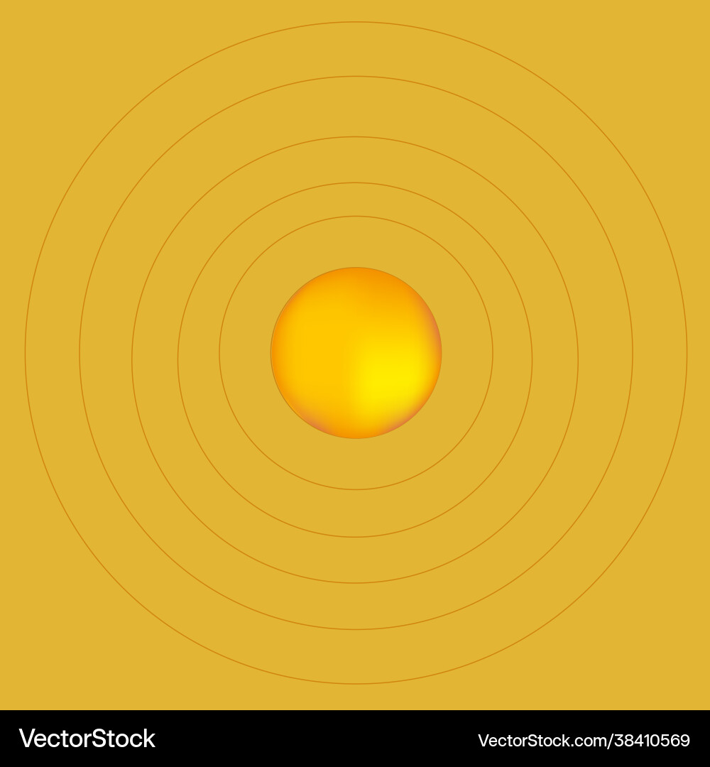 Isolated image in form a yellow Isolated image in form a yellow vector image