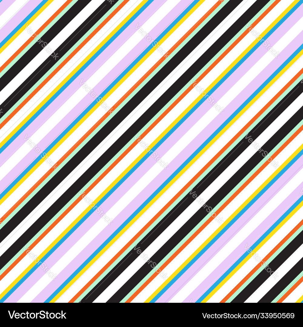 Rainbow stripe seamless pattern background Vector Image