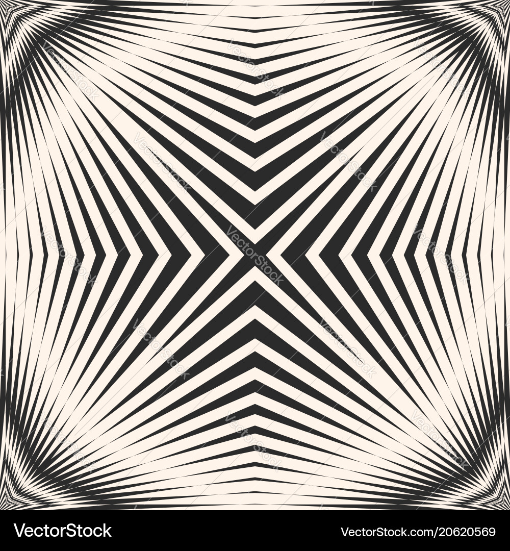 Striped seamless pattern with diagonal cross Vector Image