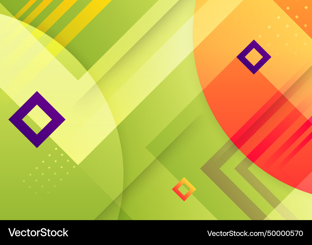 Abstract colorful geometric gradient background Vector Image