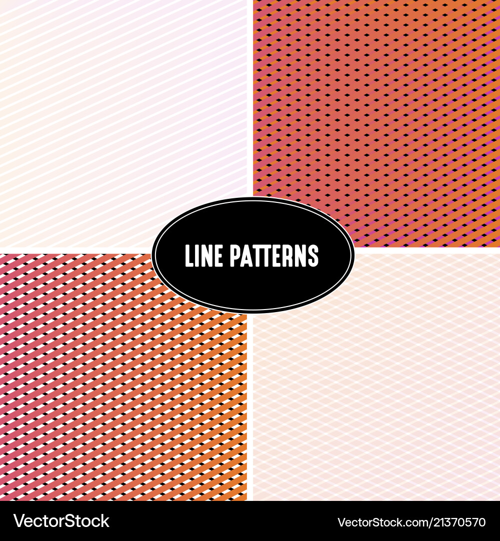 Abstract line pattern vector image