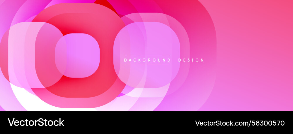 Abstract pink design overlapping circles create Abstract pink design overlapping circles create vector image