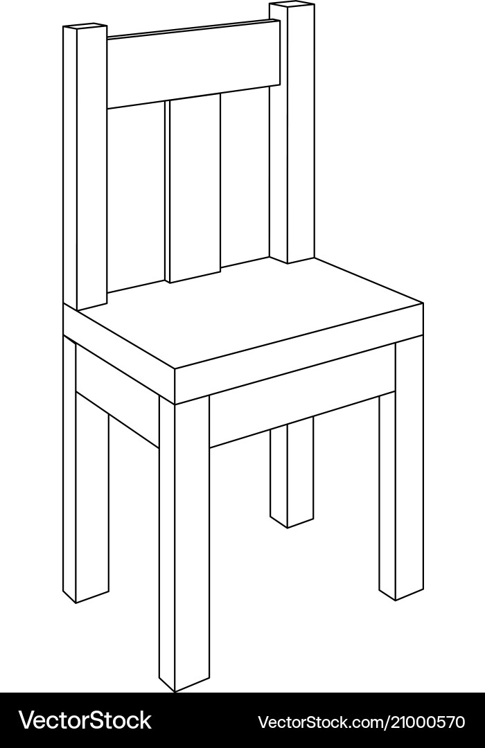 Chair Outline vector image