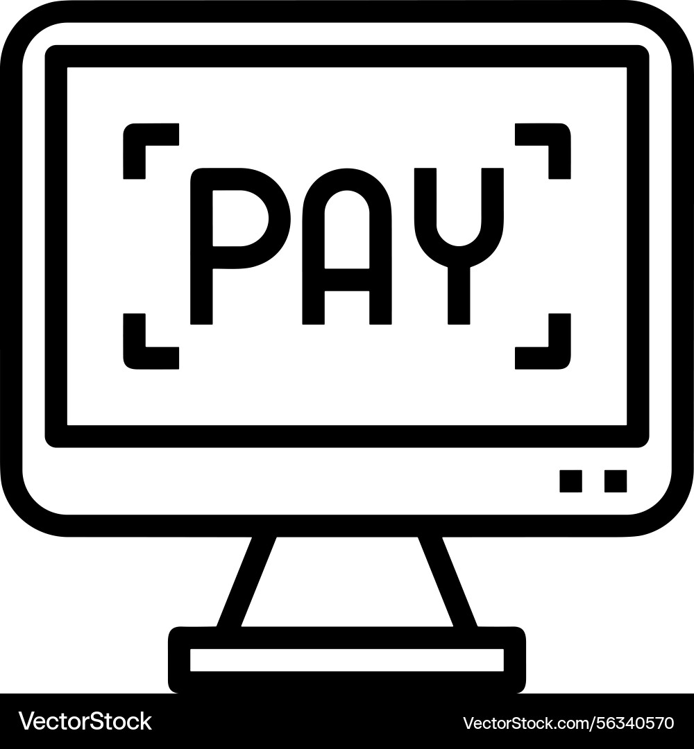 Computer icon symbol image Computer icon symbol image vector image