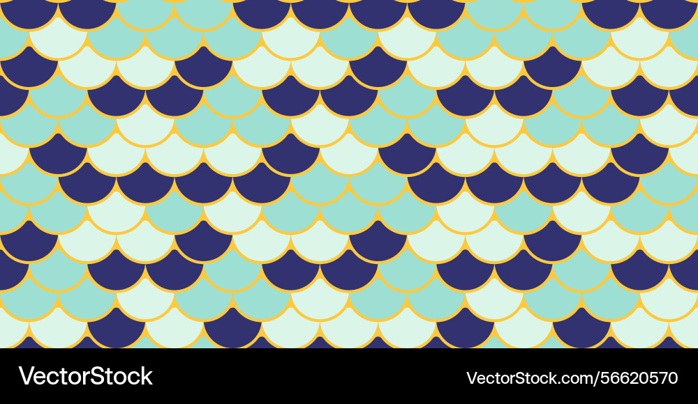 Elegant seamless pattern featuring overlapping Vector Image