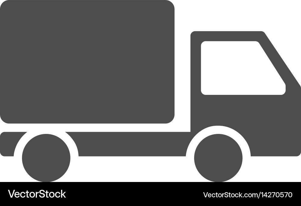 Lieferung LKW Icon Vektorbild