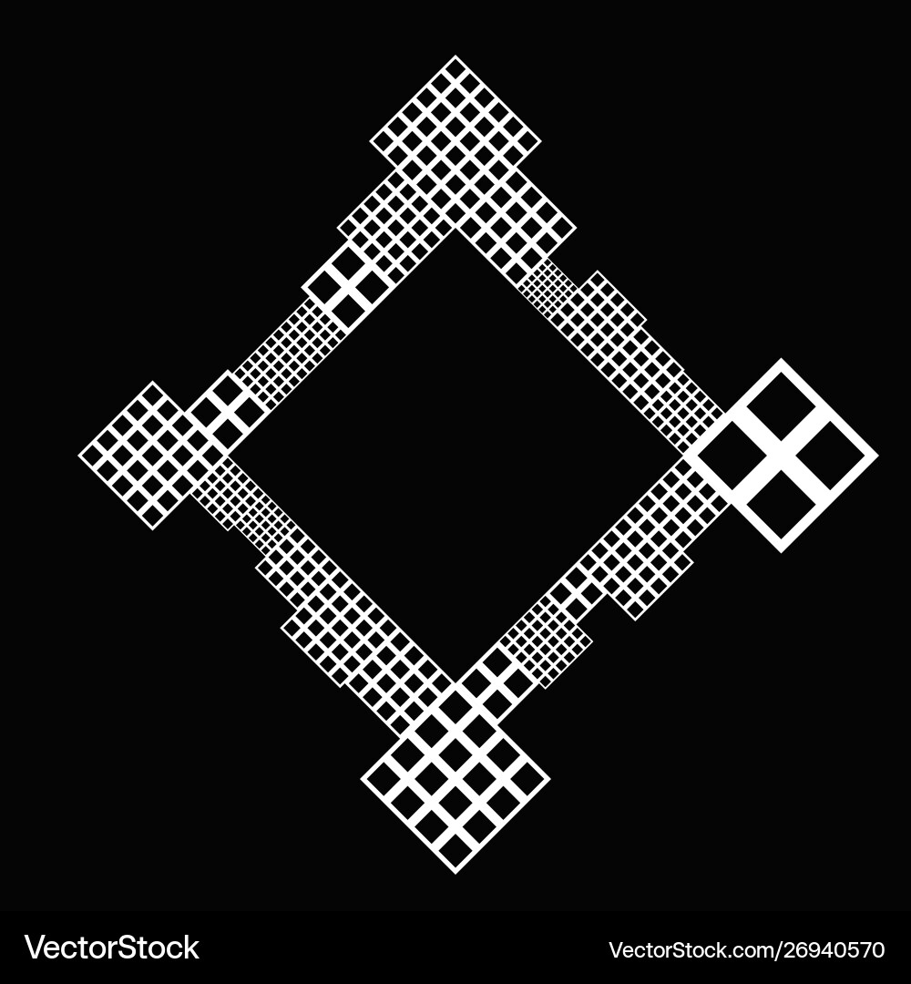Minimal geometrical abstract diagonal square Minimal geometrical abstract diagonal square Vector Image