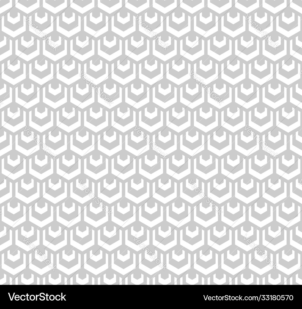 Seamless hexagons pattern vector image