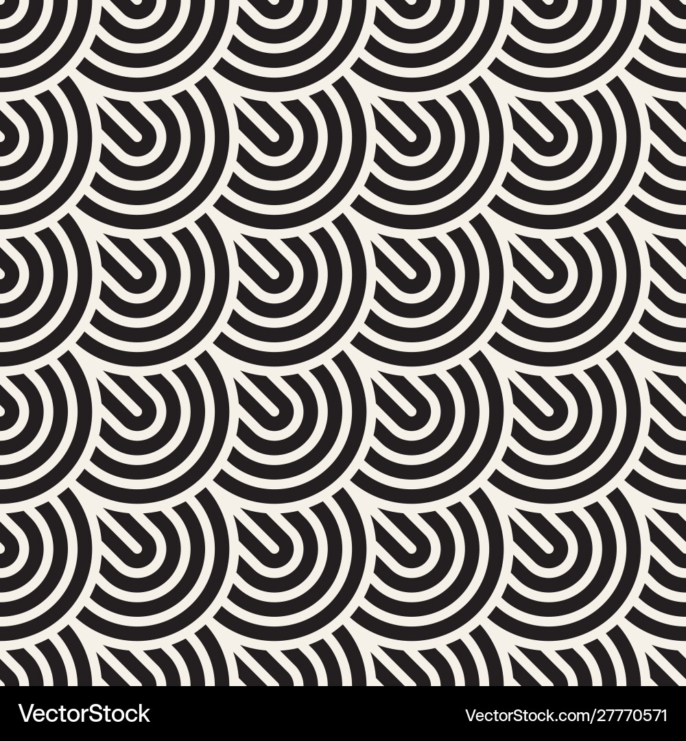 Concentric Circle Pattern Vector Image