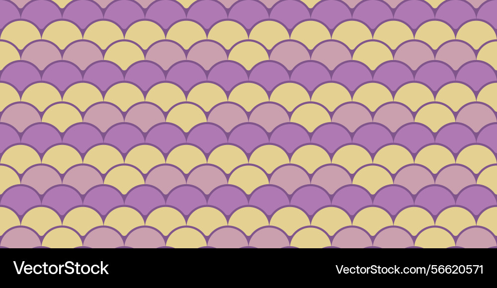 Elegant seamless pattern featuring overlapping Vector Image