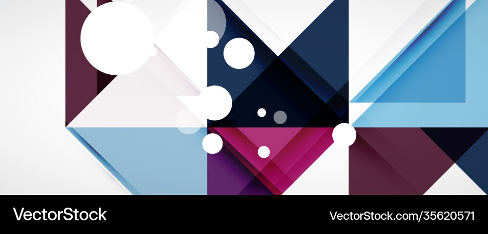 Geometric abstract background techno color Vector Image