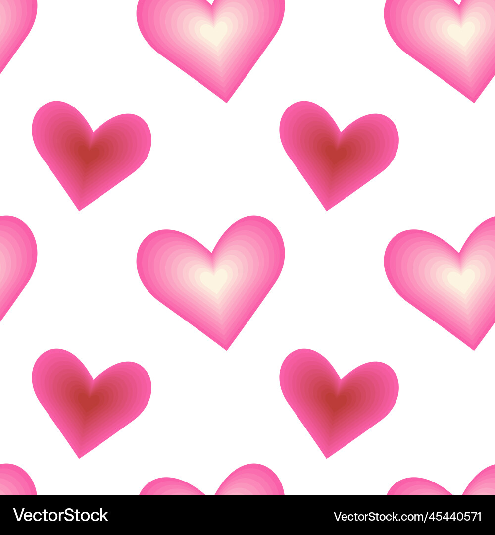 Glow Heart Pattern Royalty Free Vector Image - VectorStock