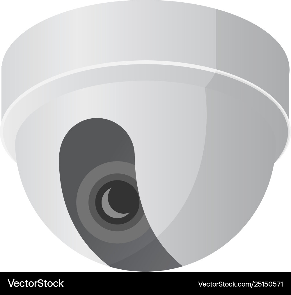 Indoor security camera with zoom function Indoor security camera with zoom function vector image
