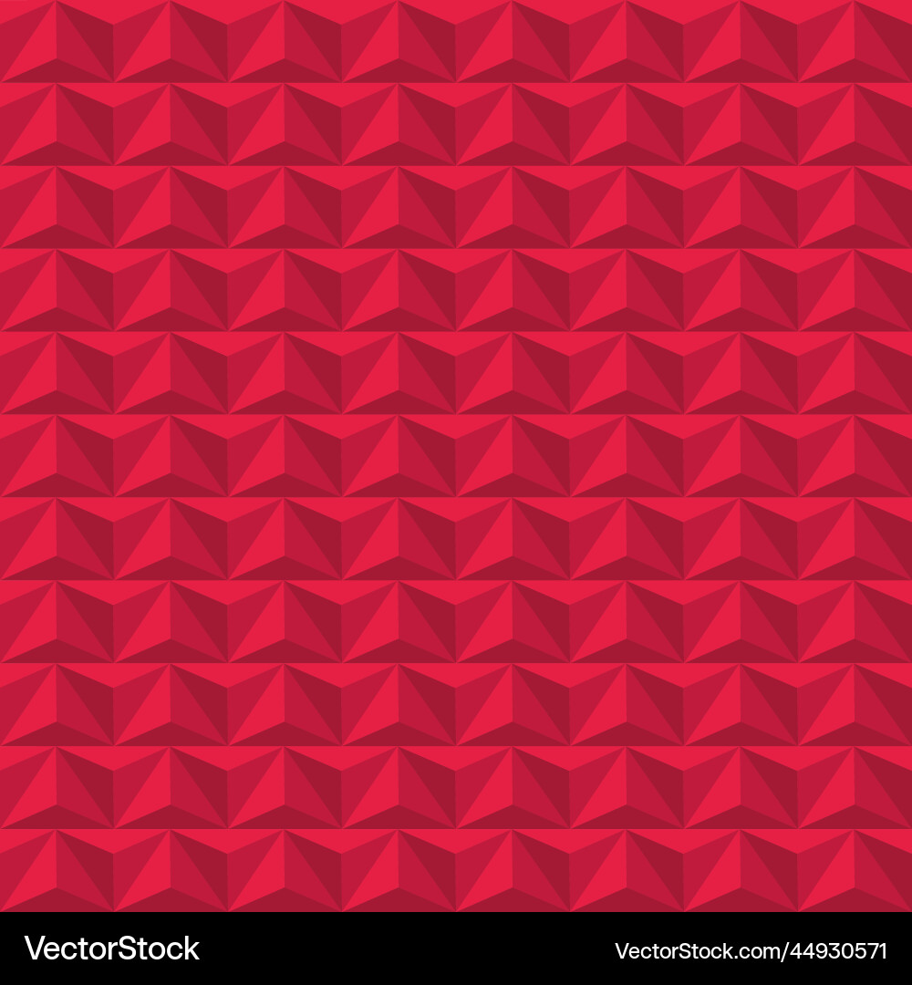 Seamless pattern with triangles of volume 3 d Seamless pattern with triangles of volume 3 d Vector Image