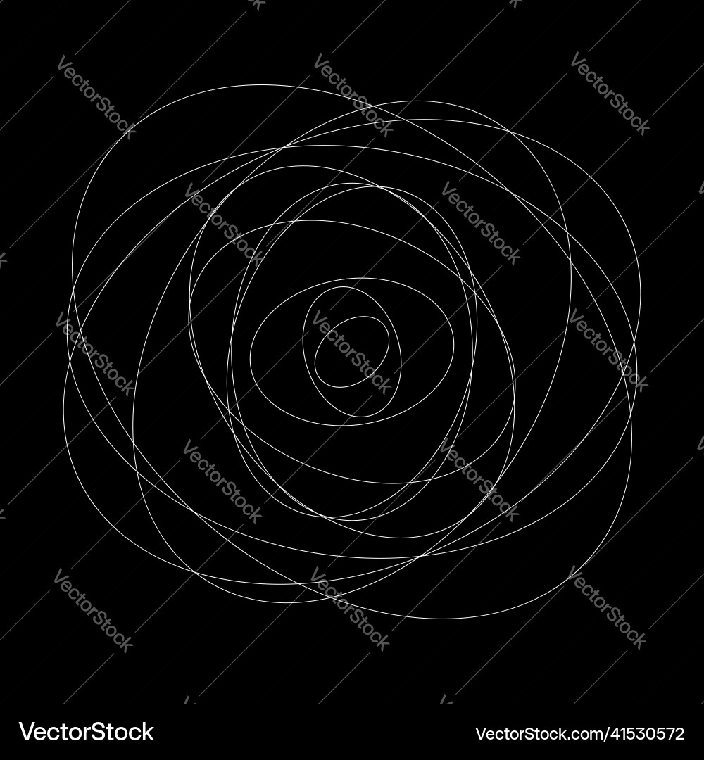 Abstract random circles geometric circular element Abstract random circles geometric circular element vector image