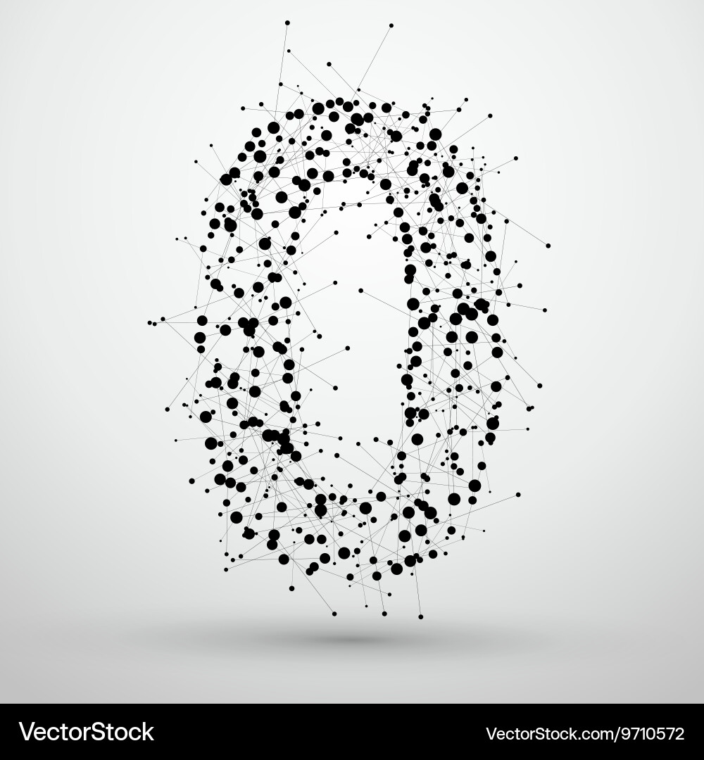 Consisting of points and lines there is a sense vector image