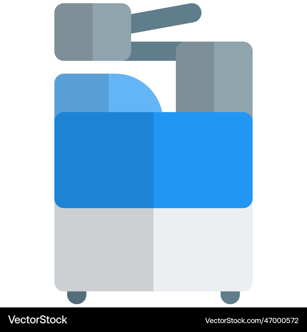 Copy machine for making duplicate documents Vector Image