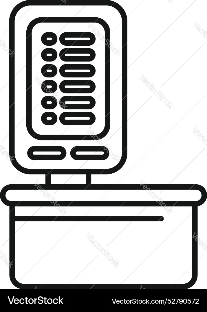Digital pos terminal processing contactless Digital pos terminal processing contactless vector image
