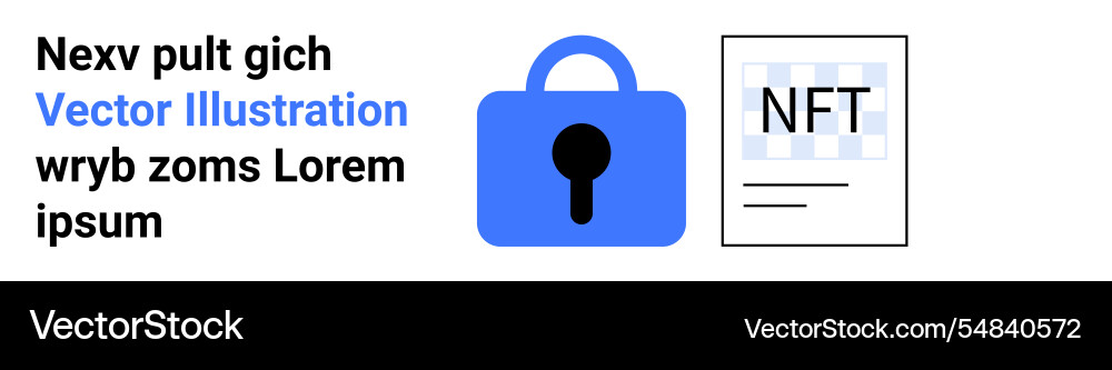 Digital security icon with nft document Digital security icon with nft document vector image