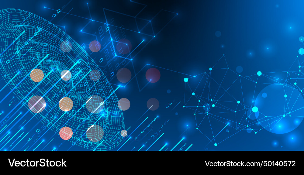 Futuristic technology background plexus structure Futuristic technology background plexus structure vector image