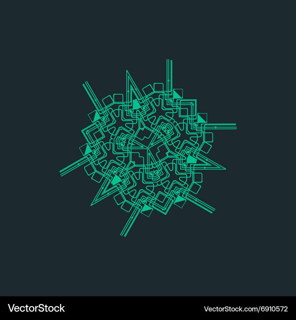 Ornamental background with pattern style Vector Image