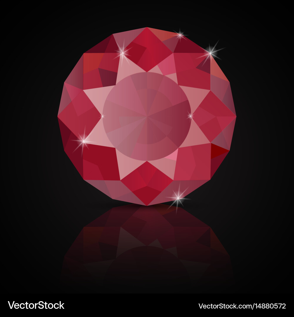 Ruby Vector Image