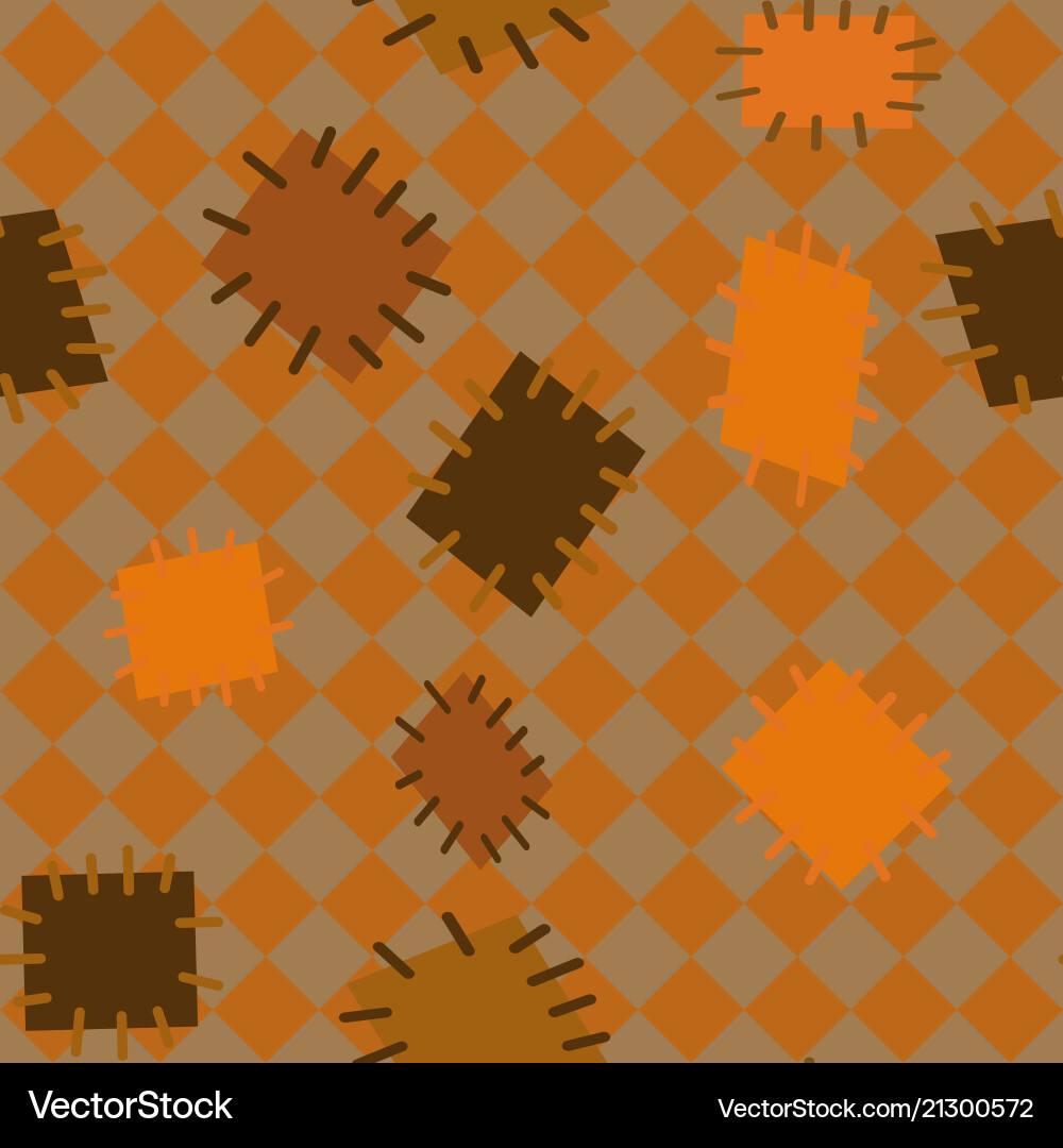 Seamless pattern in color patches Seamless pattern in color patches vector image