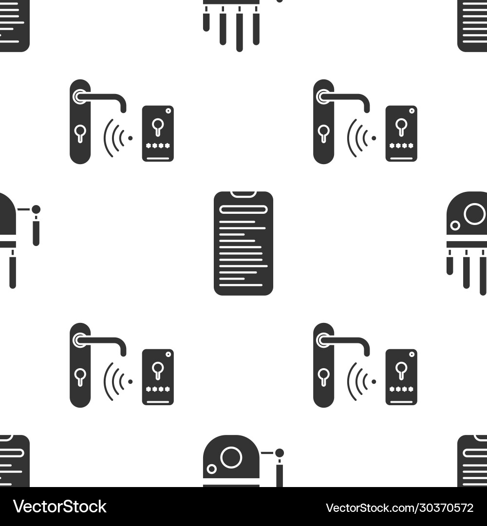 Set mechanical robot hand computer api interface Vector Image