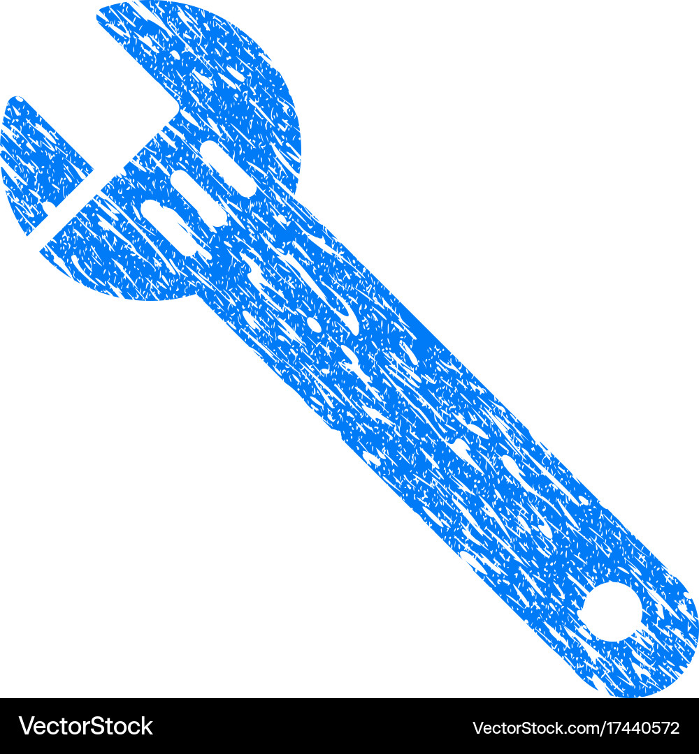 Spanner grunge icon Royalty Free Vector Image - VectorStock