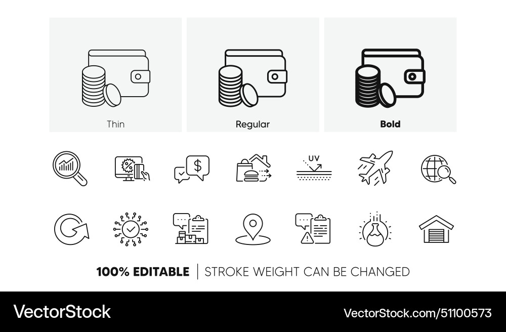 Data analysis inventory report and parking garage Vector Image