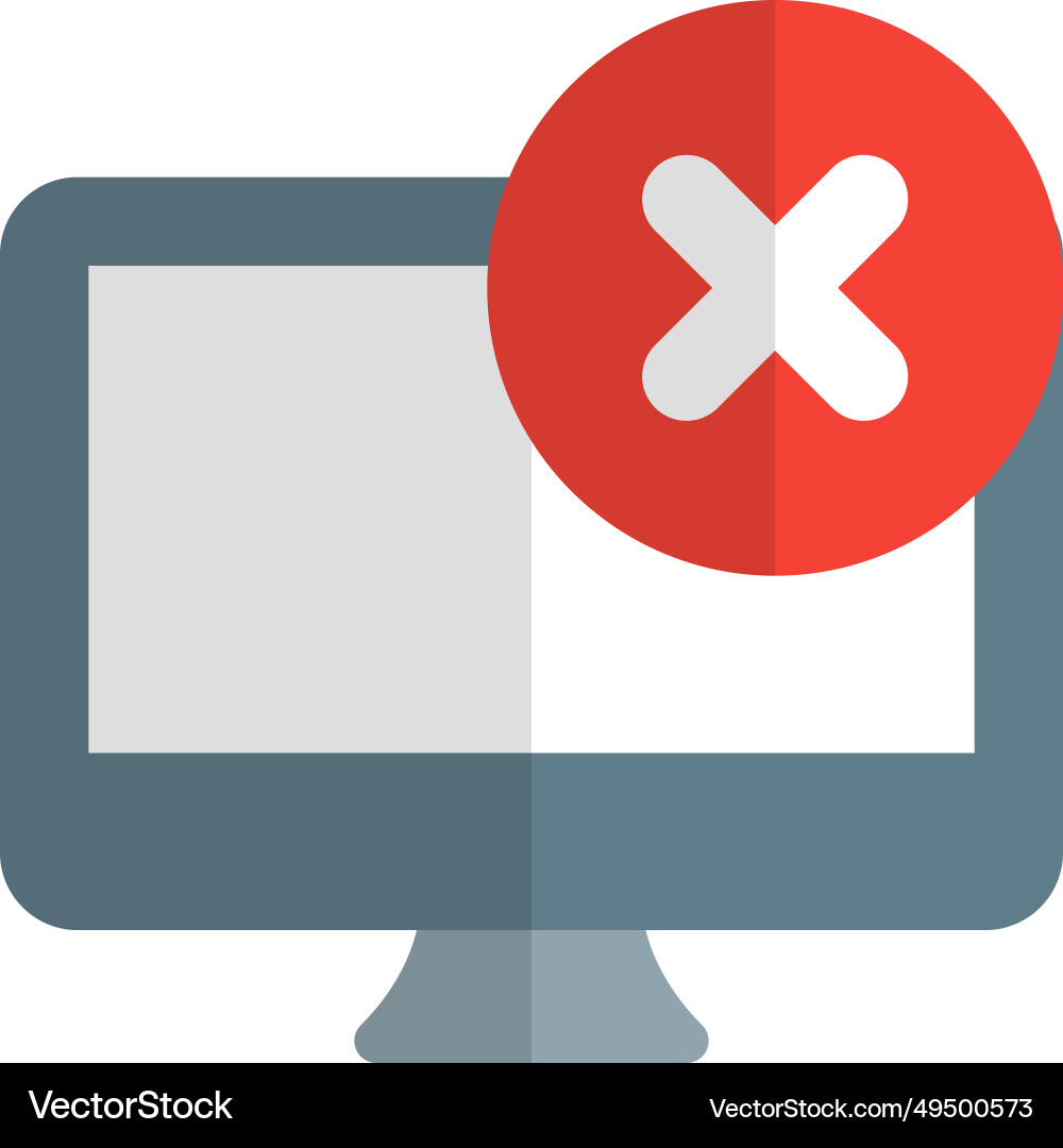 Removing or deleting file from system Vector Image