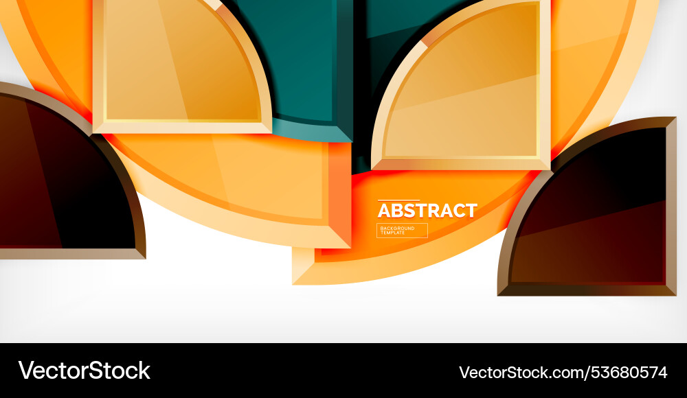 Abstract background - circles and round triangles Abstract background - circles and round triangles Vector Image