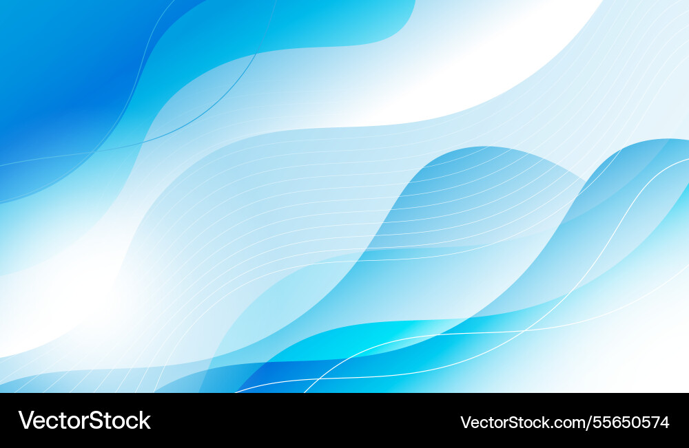 Abstract blue background with lines and waves Abstract blue background with lines and waves vector image