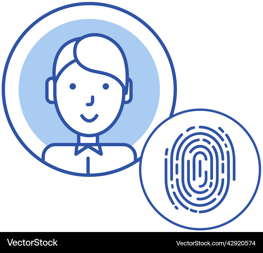 Authorization to account user profile login Authorization to account user profile login vector image