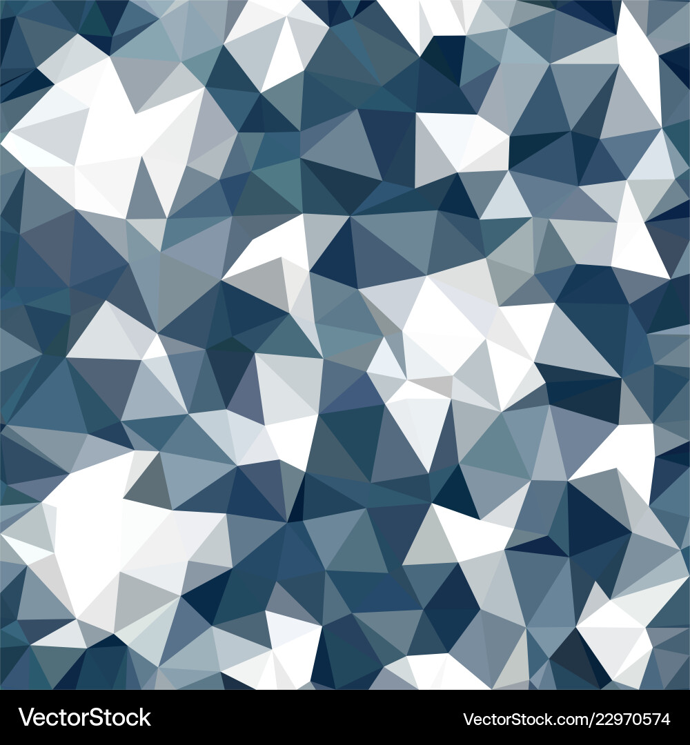 Blue triangular low poly mosaic abstract pattern Blue triangular low poly mosaic abstract pattern vector image