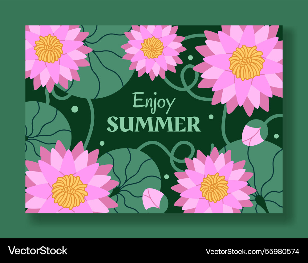 Blumen Frühling Blumen genießen Sommer Banner Blumen Frühling Blumen genießen Sommer Banner vektorbild